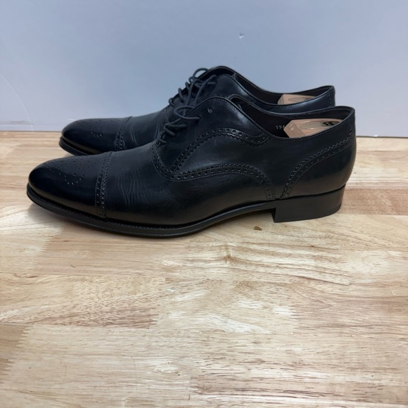 To Boot New York Black Leather Oxfords - Picture 2 of 8